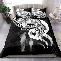 Guam Father's Day Bedding Set Chamorro Latte Stone Polynesian Pattern