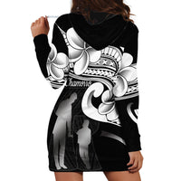 Guam Father's Day Hoodie Dress Chamorro Latte Stone Polynesian Pattern