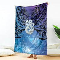 New Zealand Matariki Blanket Aotearoa Maori New Year Manaia Galaxy Vibes