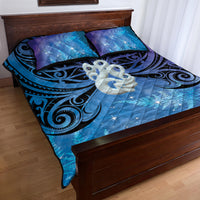 New Zealand Matariki Quilt Bed Set Aotearoa Maori New Year Manaia Galaxy Vibes