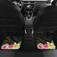 Personalised Vanuatu Independence Day Car Mats Carving Drum Sand Drawing Turtle