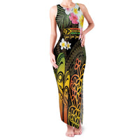 Personalised Vanuatu Independence Day Family Matching Tank Maxi Dress and Hawaiian Shirt Carving Drum Sand Drawing Turtle