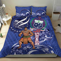 Samoa Independence Day Bedding Set 1962 Proud Samoan Warrior