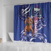 Samoa Independence Day Shower Curtain 1962 Proud Samoan Warrior LT14 - Polynesian Pride