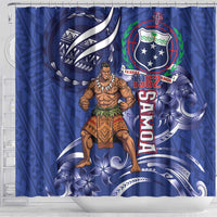 Samoa Independence Day Shower Curtain 1962 Proud Samoan Warrior LT14 - Polynesian Pride
