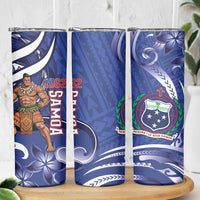 Samoa Independence Day Skinny Tumbler 1962 Proud Samoan Warrior LT14 - Polynesian Pride