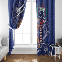 Samoa Independence Day Window Curtain 1962 Proud Samoan Warrior