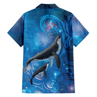 Paikea New Zealand Matariki Hawaiian Shirt Humpback Whale Taniko Motifs Ocean Vibes LT14 - Polynesian Pride