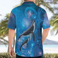 Paikea New Zealand Matariki Hawaiian Shirt Humpback Whale Taniko Motifs Ocean Vibes LT14 - Polynesian Pride