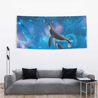 Paikea New Zealand Matariki Tapestry Humpback Whale Taniko Motifs Ocean Vibes LT14 - Polynesian Pride