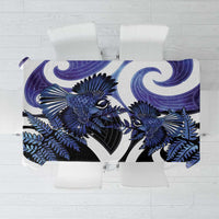 Piwakawaka New Zealand Matariki Tablecloth Maori New Year Silver Fern Purple Galaxy LT14 Purple - Polynesian Pride