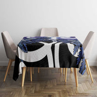 Piwakawaka New Zealand Matariki Tablecloth Maori New Year Silver Fern Purple Galaxy LT14 - Polynesian Pride