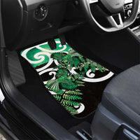 Piwakawaka New Zealand Matariki Car Mats Maori New Year Silver Fern Green Galaxy LT14 - Polynesian Pride