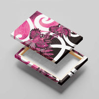 Piwakawaka New Zealand Matariki Canvas Wall Art Maori New Year Silver Fern Pink Galaxy LT14 - Polynesian Pride