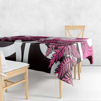 Piwakawaka New Zealand Matariki Tablecloth Maori New Year Silver Fern Pink Galaxy LT14 - Polynesian Pride