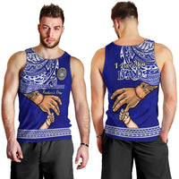 Polynesian Pride Father Day American Samoa Men Tank Top I Love You Dad LT14 - Polynesian Pride