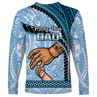 Polynesian Pride Father Day FSM Long Sleeve Shirt Federated States of Micronesia I Love You Dad LT14 - Polynesian Pride