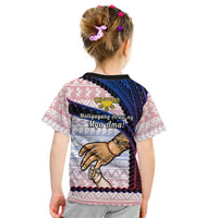 Polynesian Pride Father Day Philippines Kid T Shirt Filipino Pattern Maligayang Araw ng Mga Ama LT14 - Polynesian Pride