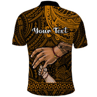 Custom Father Day New Caledonia Polo Shirt I Love You Dad LT14 - Polynesian Pride