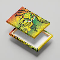 Hawaii Flag Day Canvas Wall Art Kanaka Maoli With Kakau Polynesian Pattern