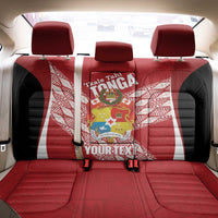 Tonga Rugby Custom Back Car Seat Cover Go ʻIkale Tahi Go Tongan Tapa Cloth