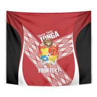 Tonga Rugby Custom Tapestry Go ʻIkale Tahi Go Tongan Tapa Cloth