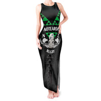 Personalised Aotearoa Rugby Tank Maxi Dress New Zealand Maori Kete Matauranga Pattern