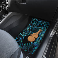 Kotiate New Zealand Car Mats Maori Weapon Paua Shell Haka Fern
