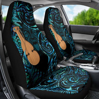 Kotiate New Zealand Car Seat Cover Maori Weapon Paua Shell Haka Fern