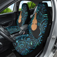 Kotiate New Zealand Car Seat Cover Maori Weapon Paua Shell Haka Fern