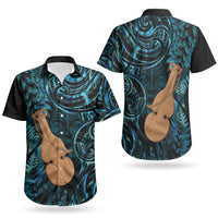 Kotiate New Zealand Couples Matching Summer Maxi Dress and Hawaiian Shirt Maori Weapon Paua Shell Haka Fern LT14 - Polynesian Pride