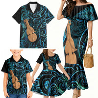 Kotiate New Zealand Family Matching Mermaid Dress and Hawaiian Shirt Maori Weapon Paua Shell Haka Fern LT14 - Polynesian Pride