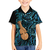 Kotiate New Zealand Hawaiian Shirt Maori Weapon Paua Shell Haka Fern