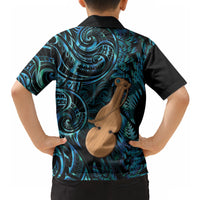 Kotiate New Zealand Hawaiian Shirt Maori Weapon Paua Shell Haka Fern LT14 - Polynesian Pride