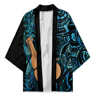 Kotiate New Zealand Kimono Maori Weapon Paua Shell Haka Fern