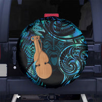 Kotiate New Zealand Spare Tire Cover Maori Weapon Paua Shell Haka Fern