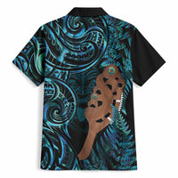 Maripi New Zealand Hawaiian Shirt Maori Weapon Paua Shell Haka Fern LT14 - Polynesian Pride