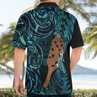 Maripi New Zealand Hawaiian Shirt Maori Weapon Paua Shell Haka Fern