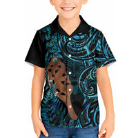 Maripi New Zealand Hawaiian Shirt Maori Weapon Paua Shell Haka Fern LT14 - Polynesian Pride