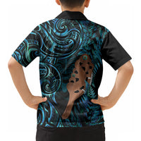 Maripi New Zealand Hawaiian Shirt Maori Weapon Paua Shell Haka Fern LT14 - Polynesian Pride