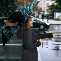 Maripi New Zealand Umbrella Maori Weapon Paua Shell Haka Fern