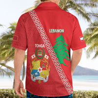 Tonga And Lebanon Hawaiian Shirt 2026 Together Half Style LT14 - Polynesian Pride