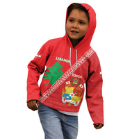 Tonga And Lebanon Kid Hoodie 2026 Together Half Style