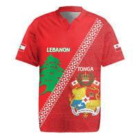 Tonga And Lebanon Rugby Jersey 2026 Together Half Style
