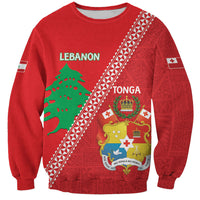 Tonga And Lebanon Sweatshirt 2026 Together Half Style
