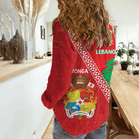 Tonga And Lebanon Women Casual Shirt 2026 Together Half Style