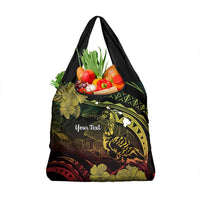 Personalised Hawaii Nene Goose Grocery Bag Hawaiian Map Hibiscus Polynesian Art - Reggae Gradient LT14 1-pack One Size Reggae - Polynesian Pride