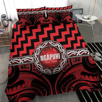 Aotearoa Ngapuhi Bedding Set Maori Iwi Poutama Puhoro Tattoo