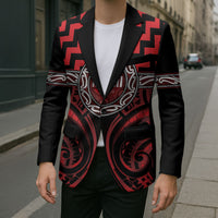 Aotearoa Ngapuhi Personalised Blazer Maori Iwi Poutama Puhoro Tattoo