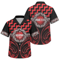 Aotearoa Ngapuhi Personalised Family Matching Mermaid Dress and Hawaiian Shirt Maori Iwi Poutama Puhoro Tattoo